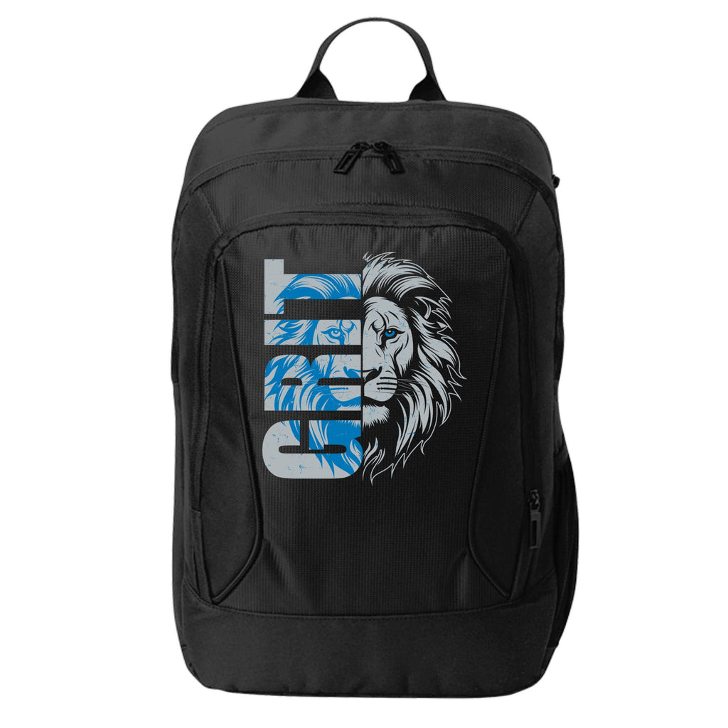 Grit Detroit Football Sports Fan City Backpack