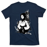 Geisha Japanese Script Greyscale T-Shirt