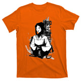 Geisha Japanese Script Greyscale T-Shirt