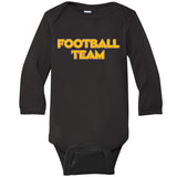 Generic Washington Football Team Logo Baby Long Sleeve Bodysuit