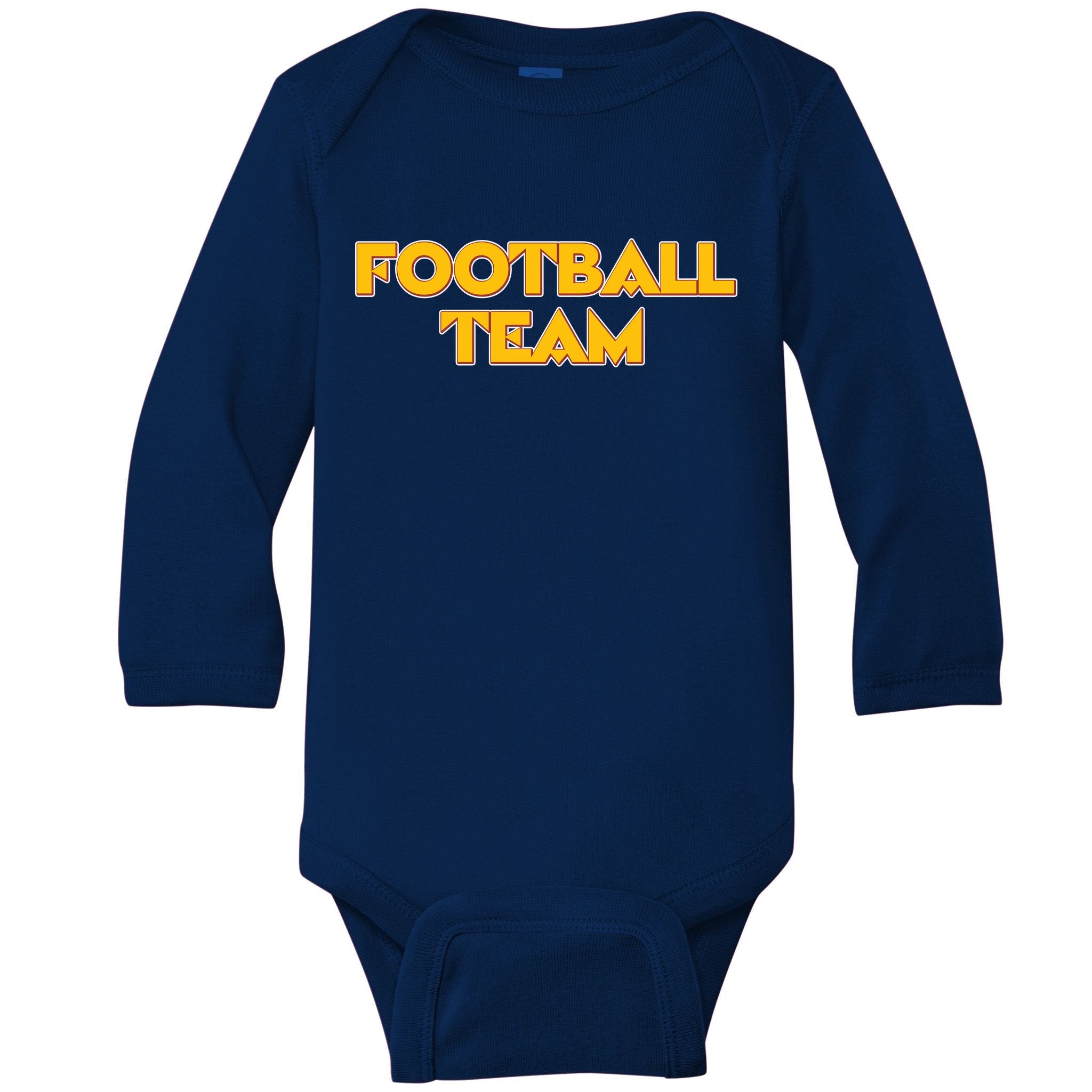Generic Washington Football Team Logo Baby Long Sleeve Bodysuit