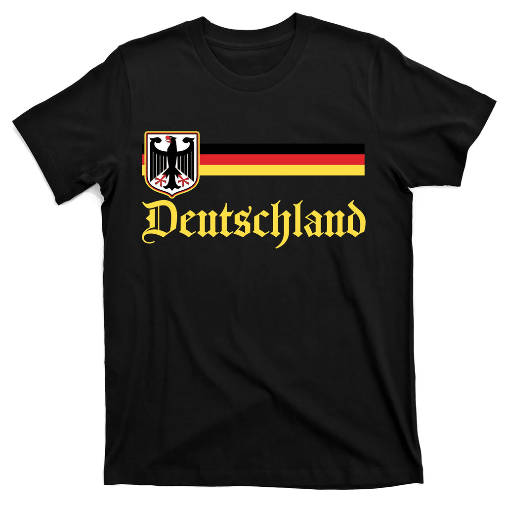 Germany Flag Stripe Logo T-Shirt