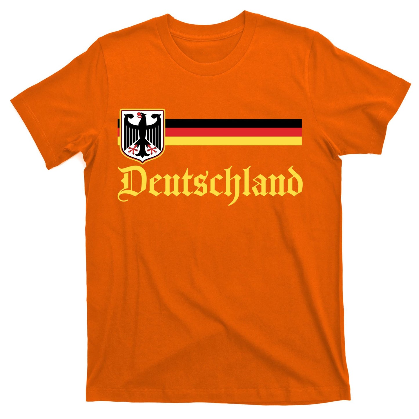 Germany Flag Stripe Logo T-Shirt