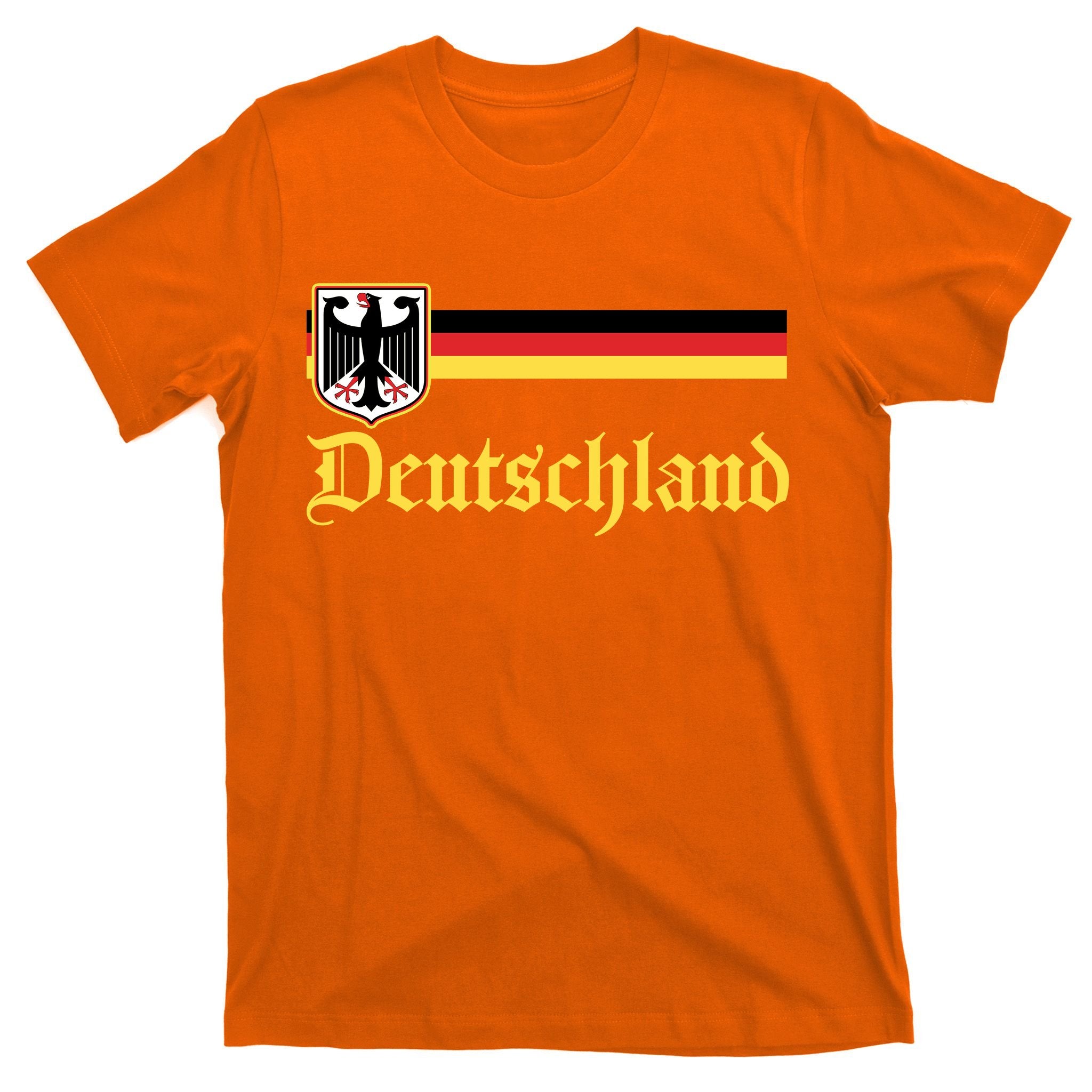 Germany Flag Stripe Logo T-Shirt