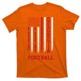 Georgia Football Fan American Flag T-Shirt
