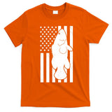 Grouper Fishing USA Flag T-Shirt