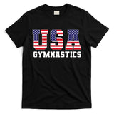 Gymnast Gymnastics Usa American Flag 4th Of July T-Shirt