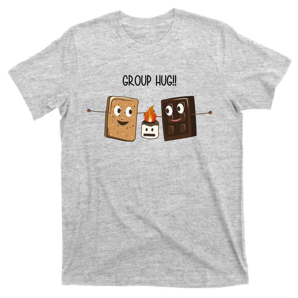 Group Hug Funny Smores Camping Roasting Outdoor T-Shirt