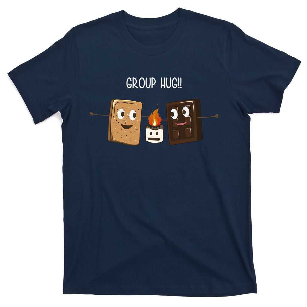 Group Hug Funny Smores Camping Roasting Outdoor T-Shirt