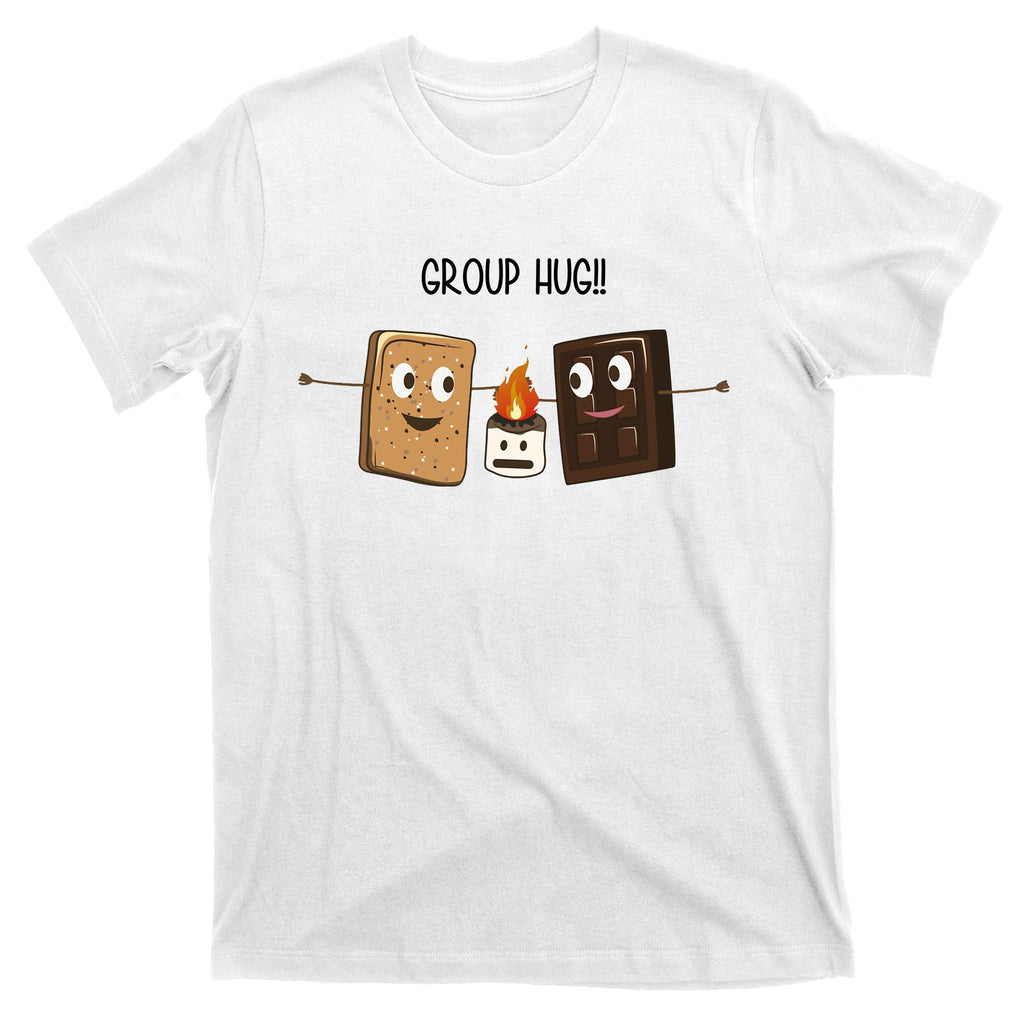 Group Hug Funny Smores Camping Roasting Outdoor T-Shirt