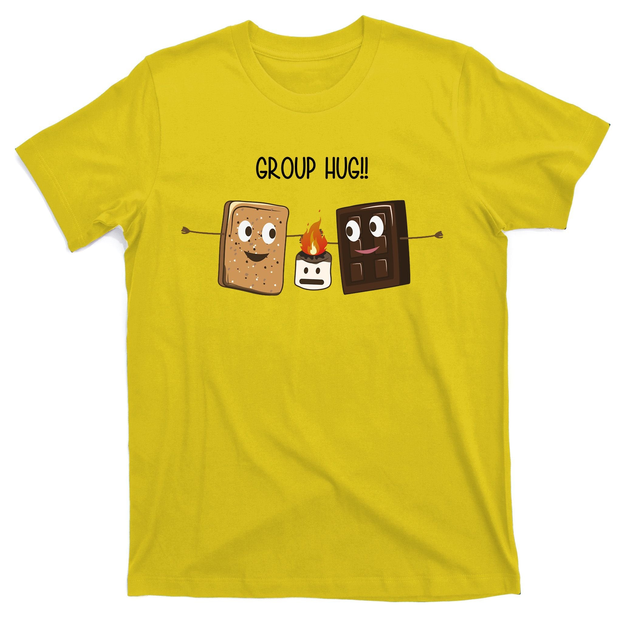 Group Hug Funny Smores Camping Roasting Outdoor T-Shirt