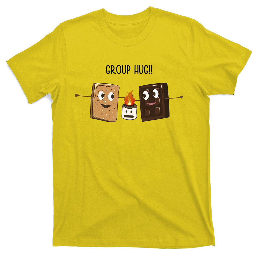 Group Hug Funny Smores Camping Roasting Outdoor T-Shirt