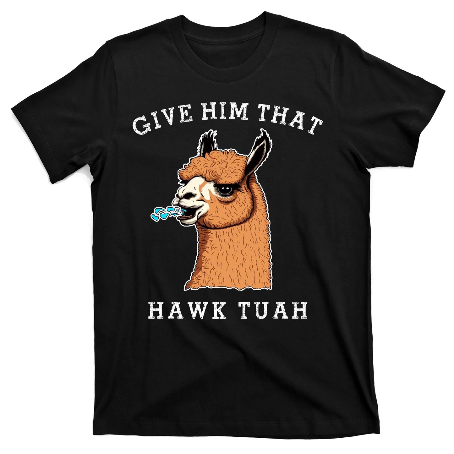 Give Him That Hawk Tuah Funny Sheep Viral Meme T-Shirt