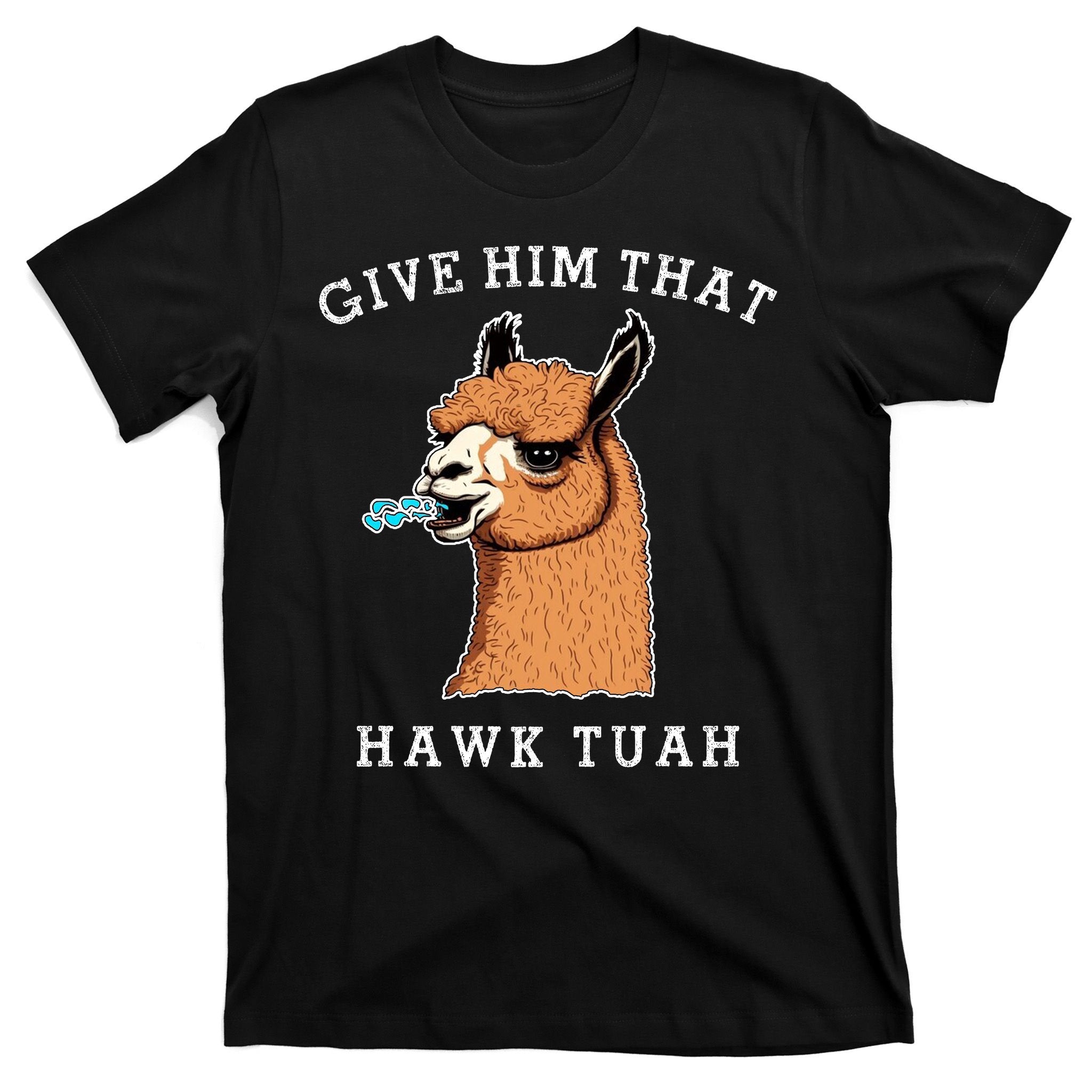 Give Him That Hawk Tuah Funny Sheep Viral Meme T-Shirt