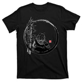 Giant Panda Bamboo Japanese Ink Painting T-Shirt