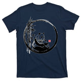 Giant Panda Bamboo Japanese Ink Painting T-Shirt