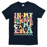 Groovy In My Summer Camp Era Retro Summer Camping Gift T-Shirt
