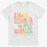Groovy In My Summer Camp Era Retro Summer Camping Gift T-Shirt