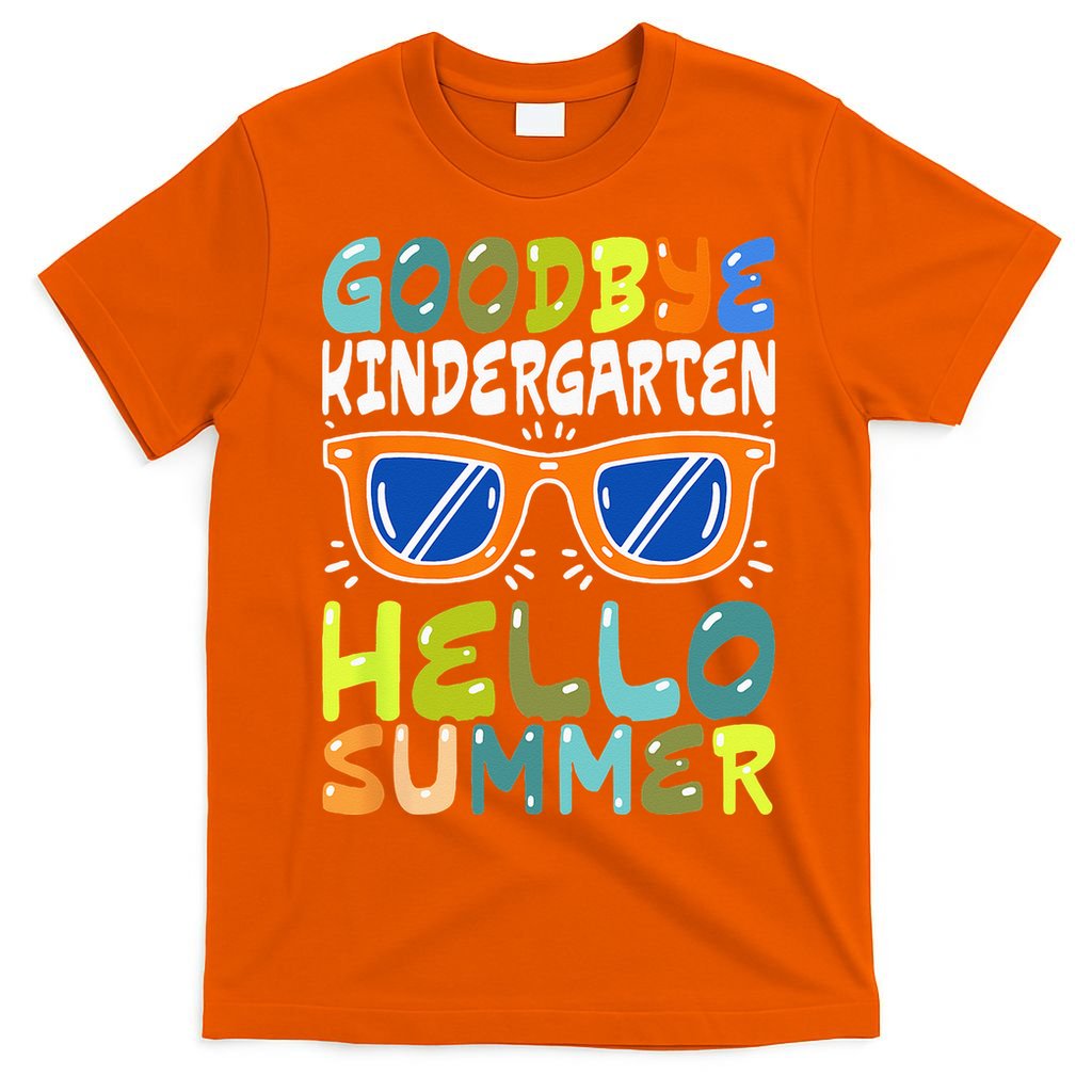 Goodbye Kindergarten Hello Summer Kinder Graduate T-Shirt