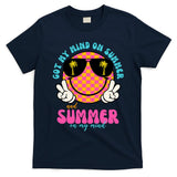 Got My Mind On Summer And Summer On My Mind Peace Smile T-Shirt