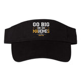 Go Big Or Go Ma-HOME-s Kansas City Football No 15 Valucap Bio-Washed Visor
