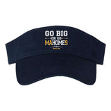 Go Big Or Go Ma-HOME-s Kansas City Football No 15 Valucap Bio-Washed Visor
