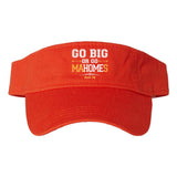 Go Big Or Go Ma-HOME-s Kansas City Football No 15 Valucap Bio-Washed Visor