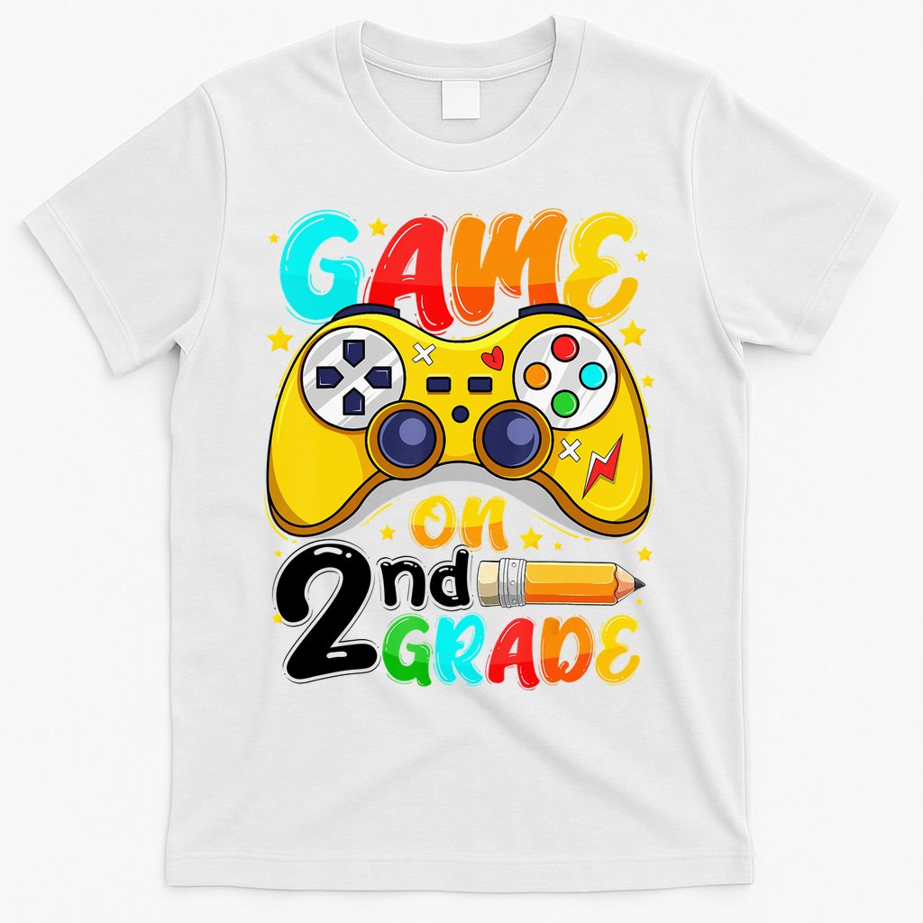 Game On 2nd Grade Back To School Gamer T-Shirt