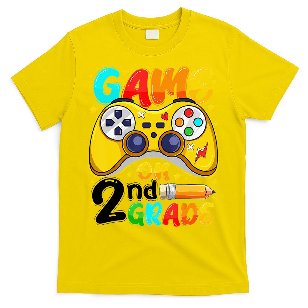 Game On 2nd Grade Back To School Gamer T-Shirt