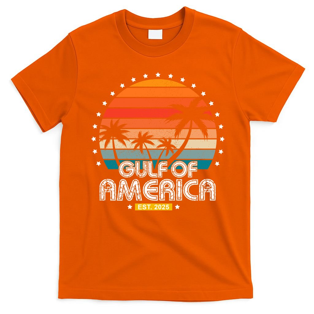 Gulf Of America President Trump Est 2025 T-Shirt