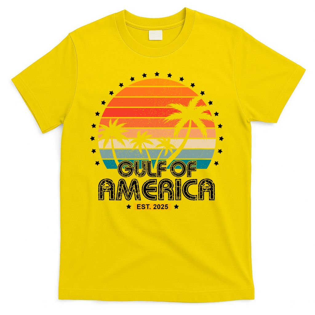 Gulf Of America President Trump Est 2025 T-Shirt