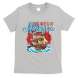Gulf Of America Vintage Pirate American Trump Flag T-Shirt