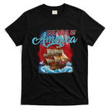Gulf Of America Vintage Pirate American Trump Flag T-Shirt