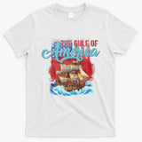 Gulf Of America Vintage Pirate American Trump Flag T-Shirt