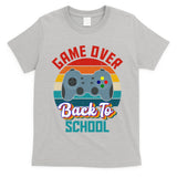 Game Over Back To School Funny Gamer T-Shirt