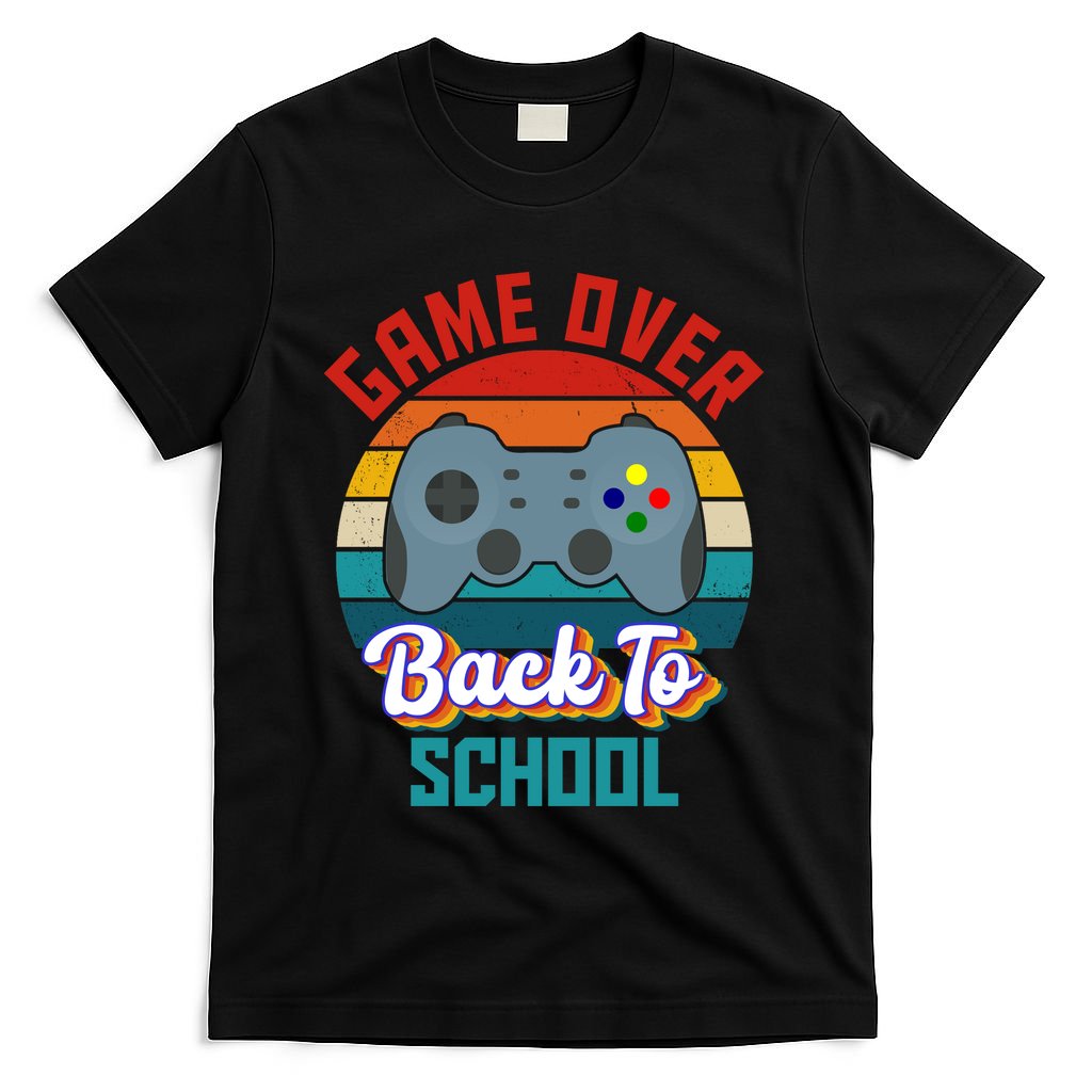 Game Over Back To School Funny Gamer T-Shirt