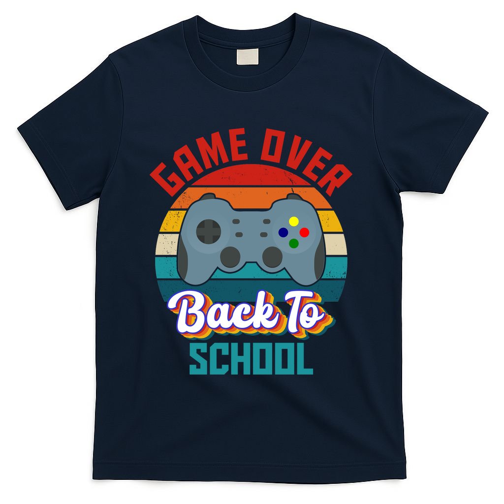 Game Over Back To School Funny Gamer T-Shirt