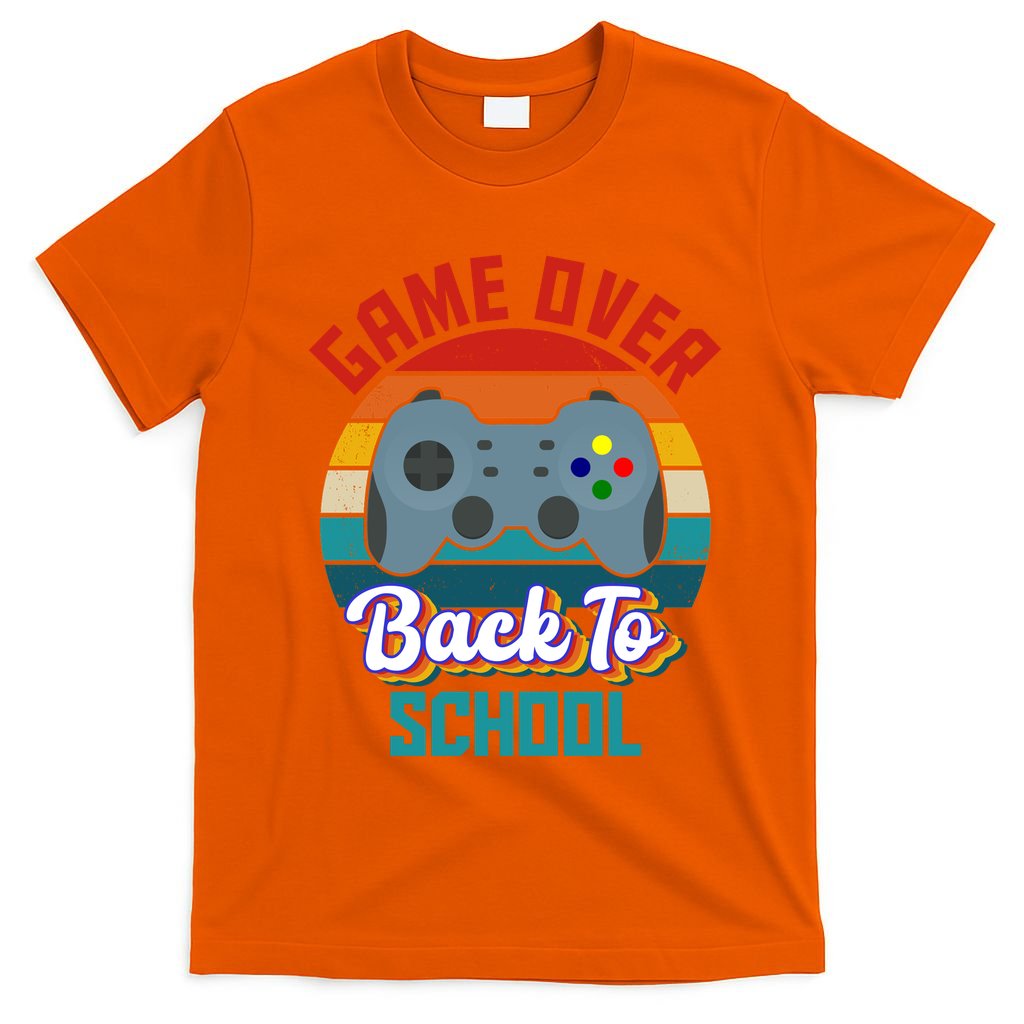 Game Over Back To School Funny Gamer T-Shirt