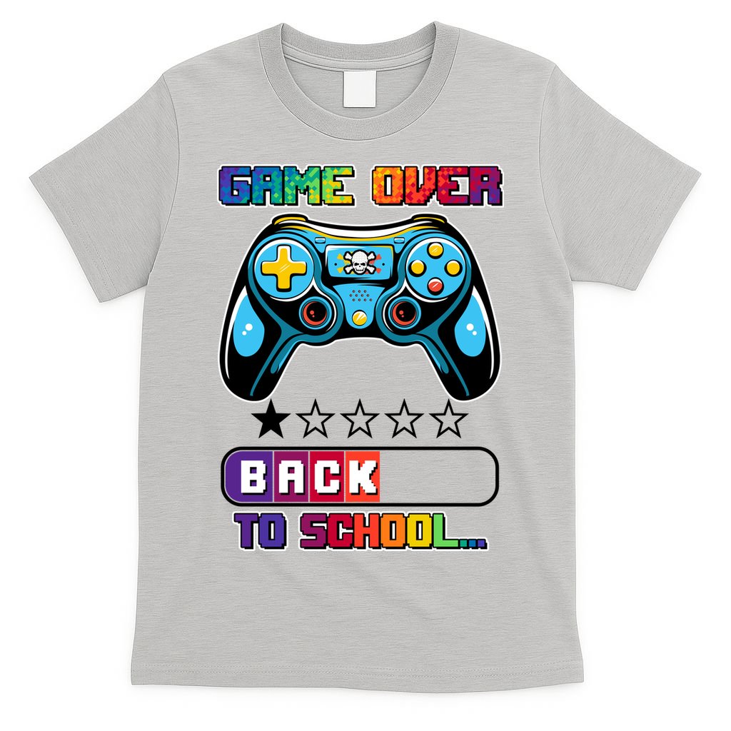 Game Over Back To School Gamer T-Shirt