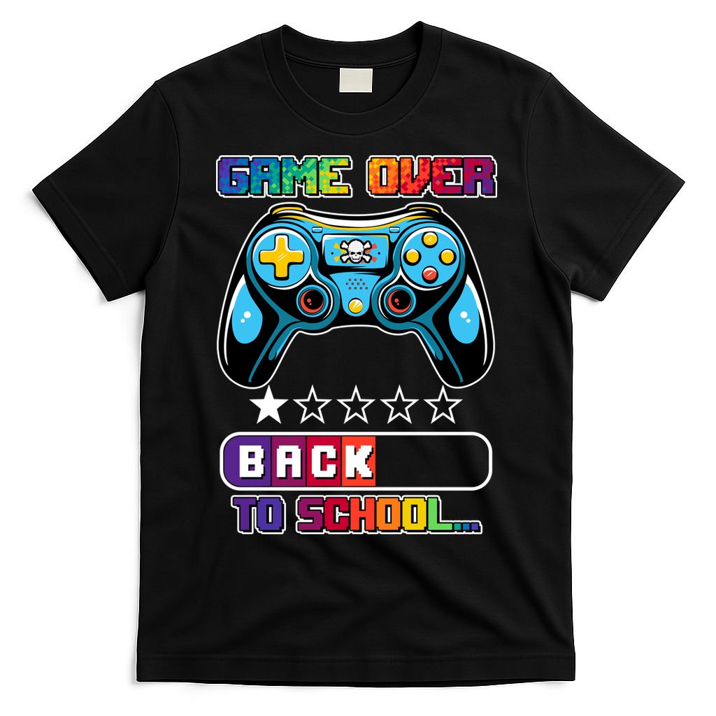 Game Over Back To School Gamer T-Shirt
