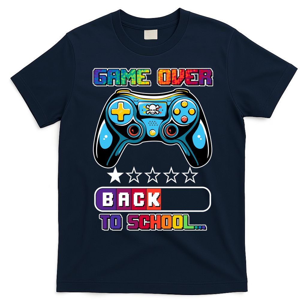 Game Over Back To School Gamer T-Shirt