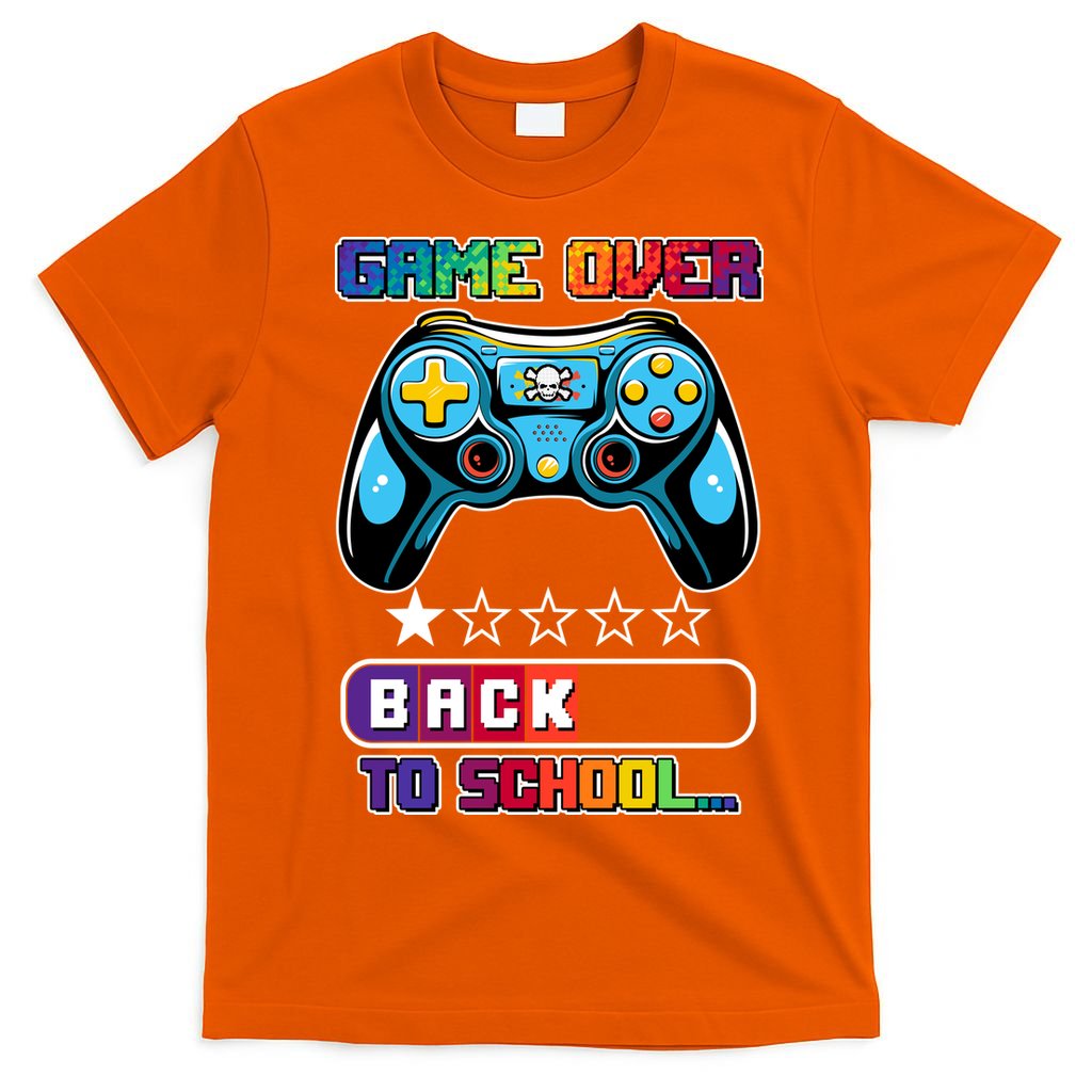 Game Over Back To School Gamer T-Shirt