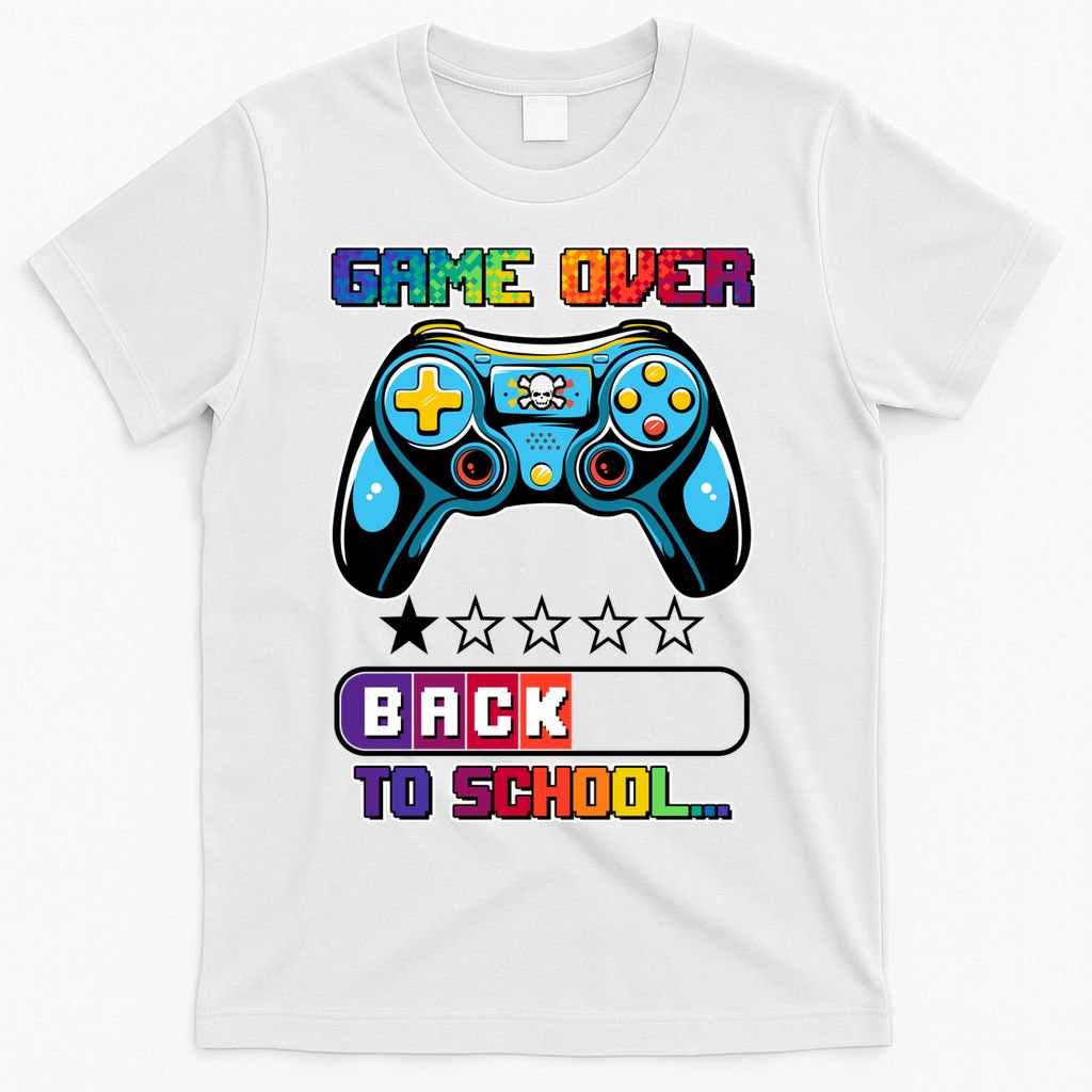 Game Over Back To School Gamer T-Shirt