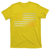 God Family Steelers American Football Flag T-Shirt