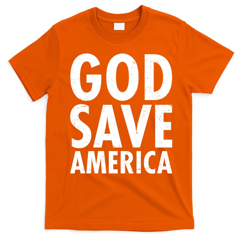 God Save America USA Religious T-Shirt