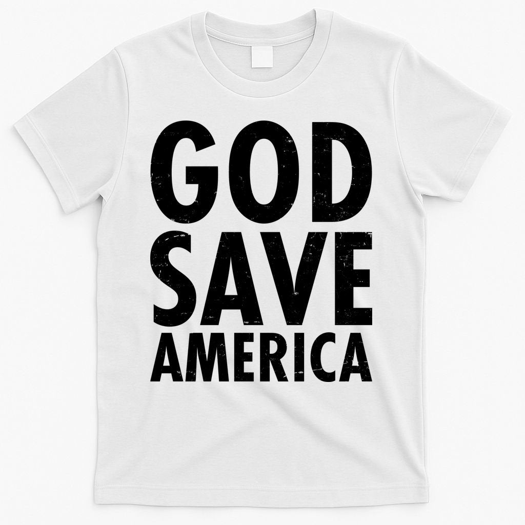 God Save America USA Religious T-Shirt