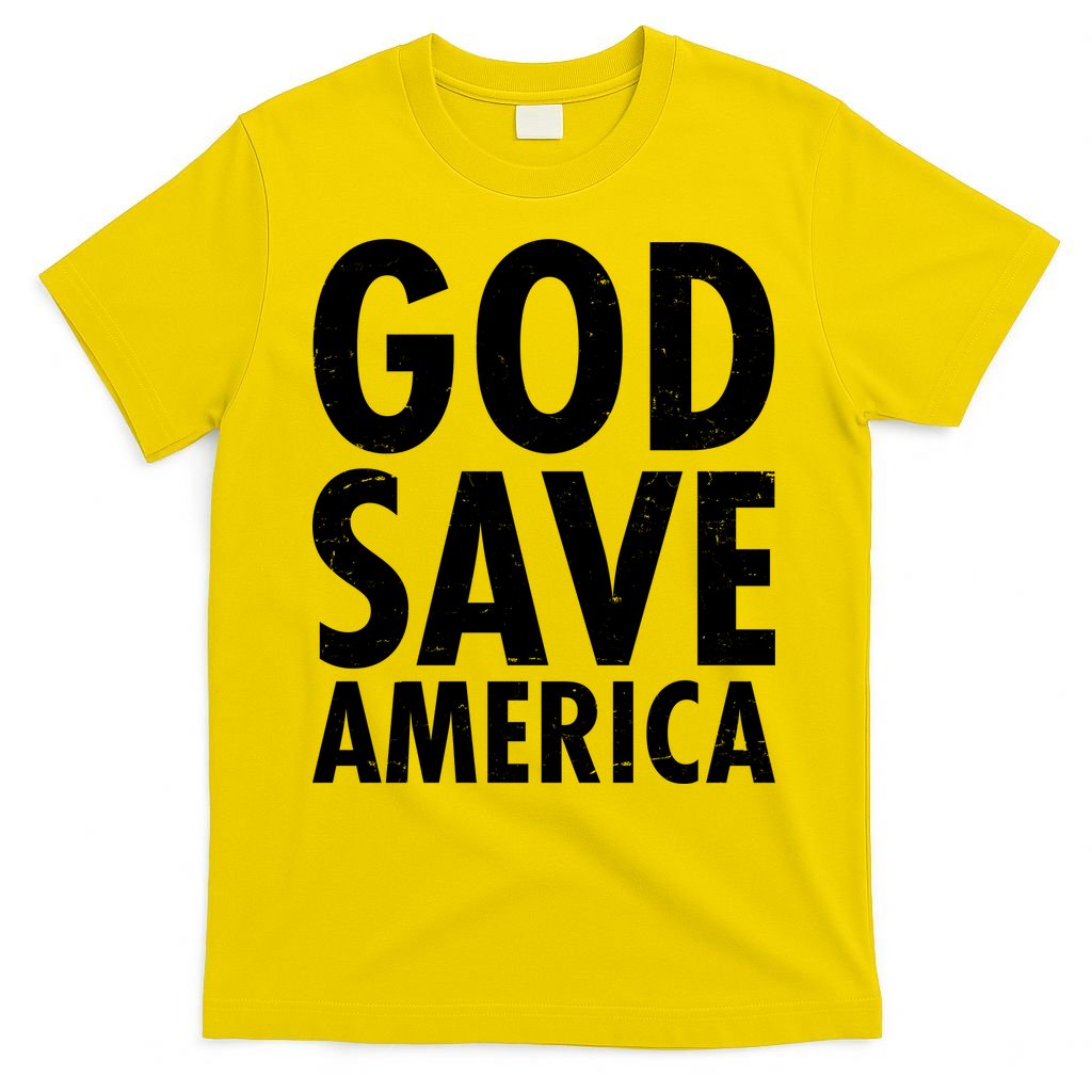 God Save America USA Religious T-Shirt