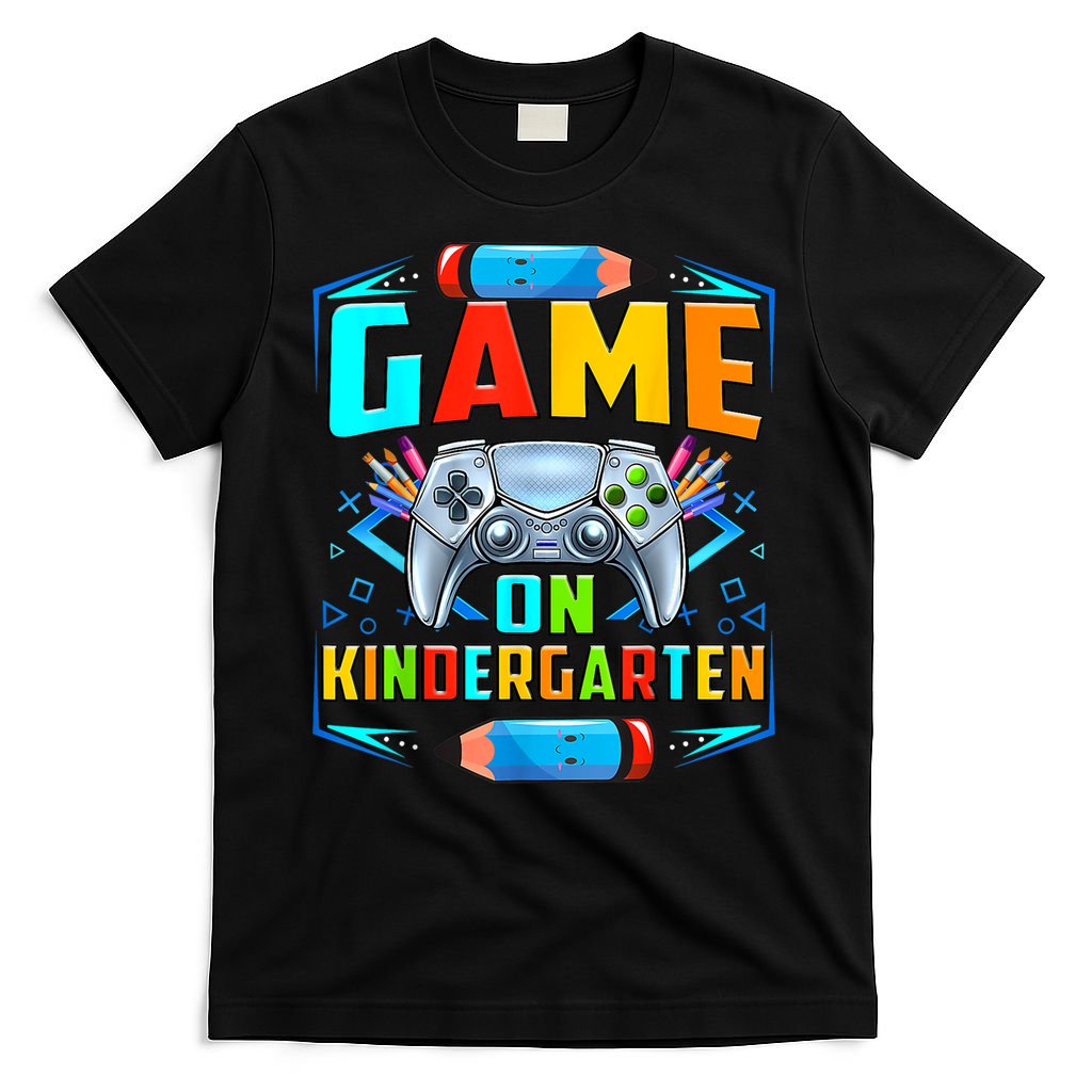 Game On Kindergarten Funny Back To School Video Games Boy T-Shirt