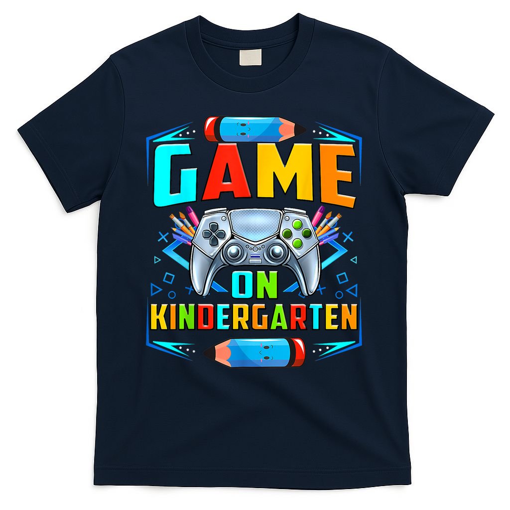 Game On Kindergarten Funny Back To School Video Games Boy T-Shirt