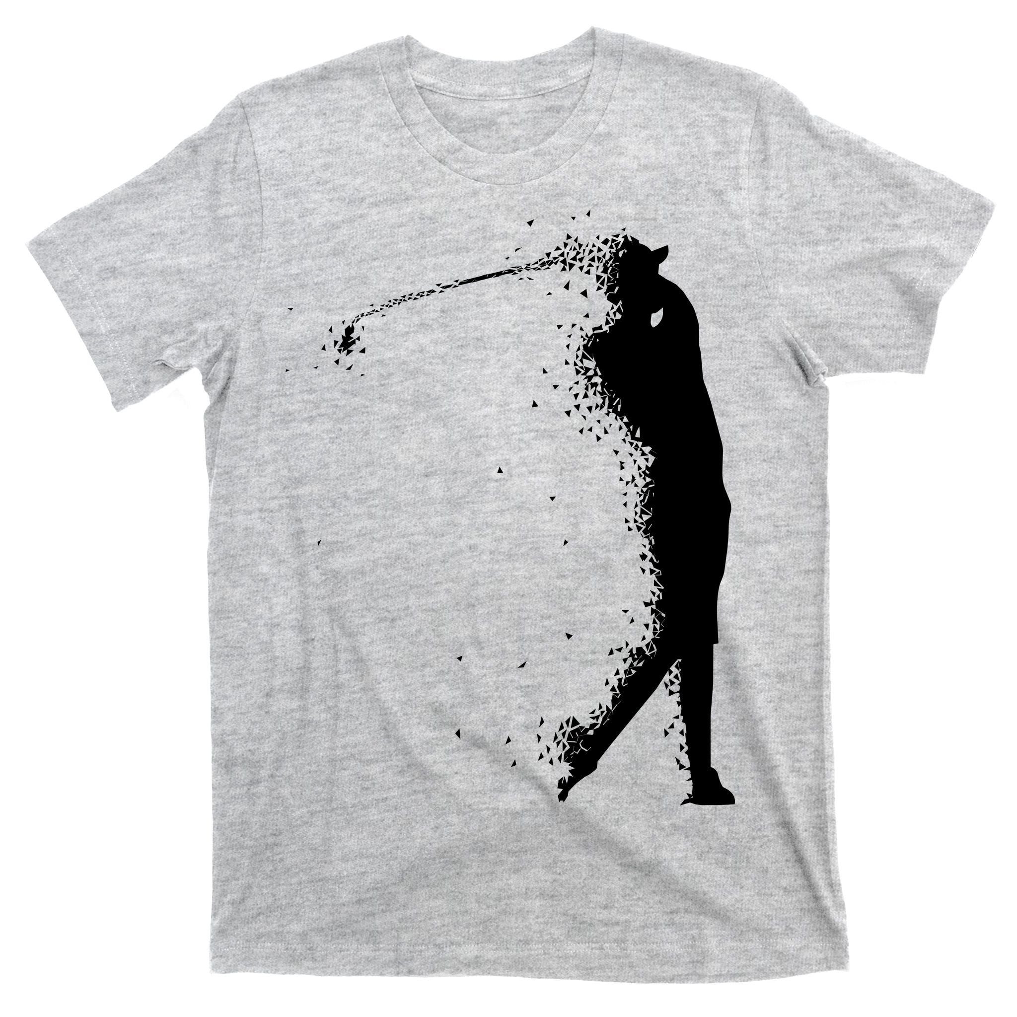 Golf Swing Splatter Golfer Logo T-Shirt